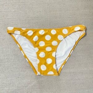 Xhilaration yellow polka dot Bikini Bottom